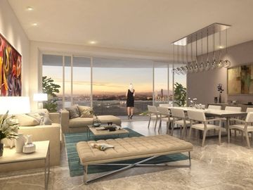 Departamento de 504 m2, con family room, cuarto de servicio con baño, con spa, a