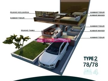 Di jual rumah murah 2 lantai di bandung