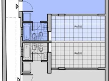 A ESTRENAR - GRAN PH Monoambiente con Gran Patio - Excelente
