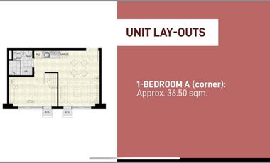 Condo unit For SALE across ABSCBN audience entance