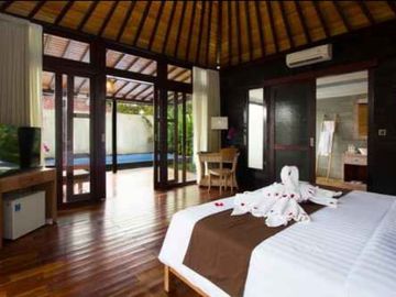 DIJUAL CEPAT VILLA LUAS TERKENAL DI UBUD BALI VIEW SAWAH HIJAU