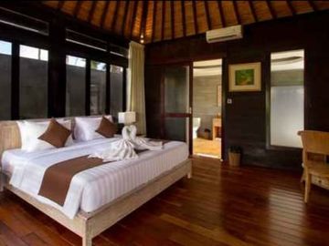 DIJUAL CEPAT VILLA LUAS TERKENAL DI UBUD BALI VIEW SAWAH HIJAU