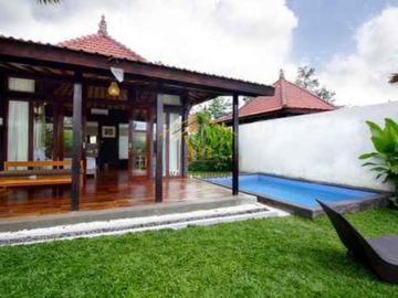 DIJUAL CEPAT VILLA LUAS TERKENAL DI UBUD BALI VIEW SAWAH HIJAU