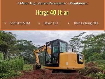 Tanah Timur Tugu Duren Pekalongan, SHM Aman, Cicil 12x