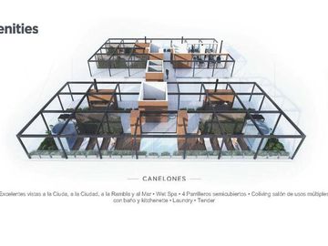 2 dormitorios con terraza - Centro (Montevideo)