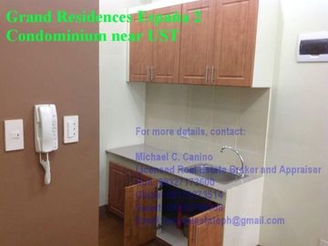33 sqm Condominium For Sale near UST FEU University Belt