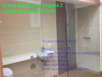 33 sqm Condominium For Sale near UST FEU University Belt
