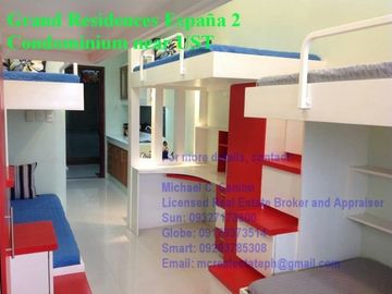 33 sqm Condominium For Sale near UST FEU University Belt