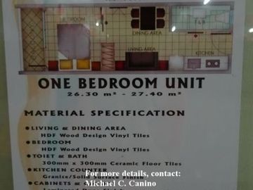 33 sqm Condominium For Sale near UST FEU University Belt