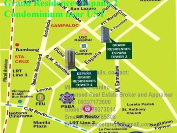 33 sqm Condominium For Sale near UST FEU University Belt
