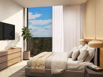 Apartamento  con lock off, terraza, bodega y cuarto de lavado,  con vista al bos
