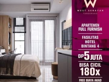 Apartemen West Senayan, DP 0%, Free Biaya Akad, Full Furnished