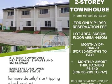 Murang Bahay sa San Rafael Bulacan for only P1999