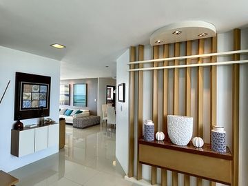 Punta Centinela, departamento vista al mar con 3 dormitorios (condominio Torre 2000), en venta, inversión de alta rentabilidad.