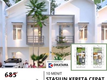 HARGA PERDANA Rumah cantik 2LT mewah cantik di padalarang dkt TOL