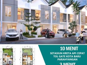 HARGA PERDANA Rumah cantik 2LT mewah cantik di padalarang dkt TOL