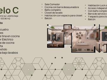 Venta Departamentos en Chuburna - Hexán