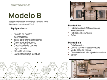 Venta Departamentos en Chuburna - Hexán