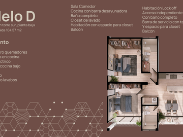 Venta Departamentos en Chuburna - Hexán