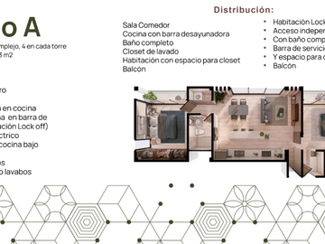 Venta Departamentos en Chuburna - Hexán