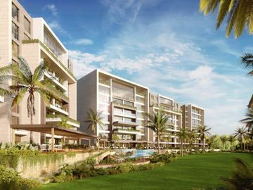 Departamento con campo de golf en Yucatan Country Club.
