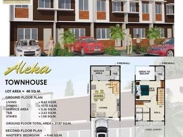 Affordable Townhouse 2BR North Highlands in Pandan Bogo City
