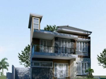 Villa Murah 2 Kavling dijadikan 1