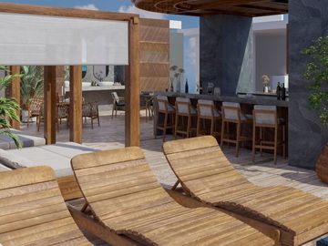 Condominio vista a la laguna y el mar, piscina, club de playa en pre-venta.