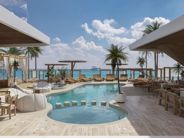 Condominio vista a la laguna y el mar, piscina, club de playa en pre-venta.