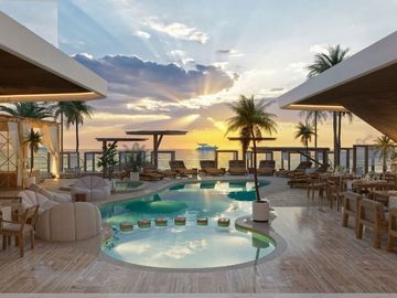 Condominio vista a la laguna y el mar, piscina, club de playa en pre-venta.
