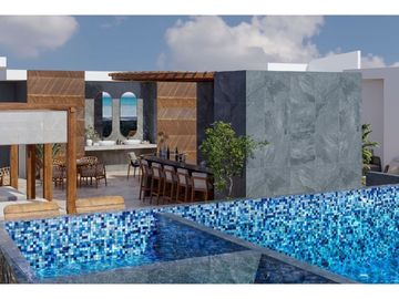 Condominio vista a la laguna y el mar, piscina, club de playa en pre-venta.