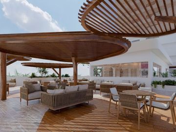 Condominio vista a la laguna y el mar, piscina, club de playa en pre-venta.