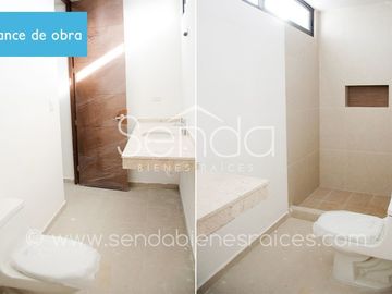 Casa en venta en Privada Botanico Conkal Merida de 3 recamaras y piscina