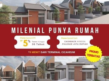 Exclusive di Padasuka Jatihandap Bandung Rumah Tanah Besar DP 5% Margin Rendah
