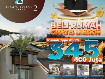 Murah Banget, WA 0823-3511-----, Rumah Dekat Merr Surabaya Hanya 345 Juta, Diamond Village Juanda 2
