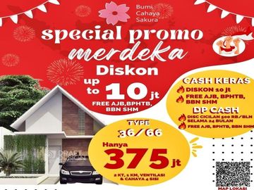Perumahan Arsitek JAPAN Murah di Cilebut BOGOR