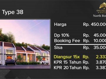 Rumah North Boulevard Golden East Kebomas Gresik