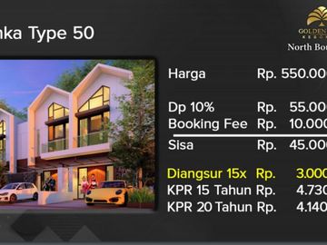 Rumah North Boulevard Golden East Kebomas Gresik