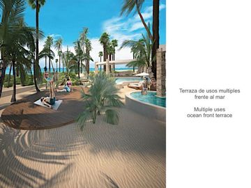 Casa vista al mar, acceso a la playa, alberca frente al mar, marina seca, gimnas