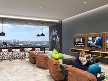 Apartamento de 646 m2, con family room, cine, spa, juegos para niños, cuarto de