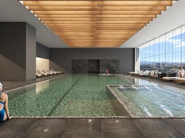 Apartamento de 646 m2, con family room, cine, spa, juegos para niños, cuarto de