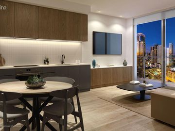 Departamento de 3 ambientes equipado. Venta en Pozo.  Down Town Miami.