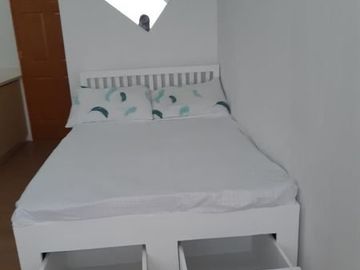8K Rental ONLY! FURNISHED STUDIO CONDO for rent in LAPU-LAPU, Cebu near Maribago Beach Resorts