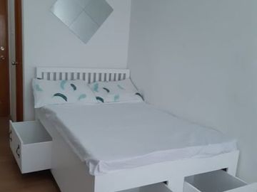 8K Rental ONLY! FURNISHED STUDIO CONDO for rent in LAPU-LAPU, Cebu near Maribago Beach Resorts