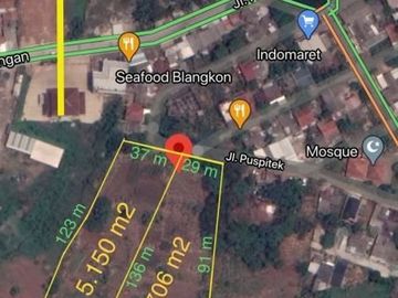 Dijual Kavling Pagedangan Belakang Indomaret, Bisa untuk Residential atau Home Industri