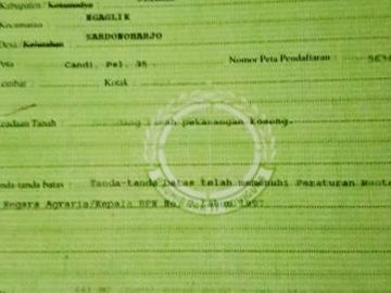 Tanah Pekarangan di Selatan UII Pusat Jalan Kaliurang