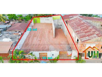 00592-VENTA TERRENO COMERCIAL PUCALLPA-EXCELENTE UBICACION-A.T 512 M2