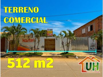 00592-VENTA TERRENO COMERCIAL PUCALLPA-EXCELENTE UBICACION-A.T 512 M2