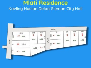 Tanah Kavling Barat City Hall Sleman: Sertifikat SHM-P