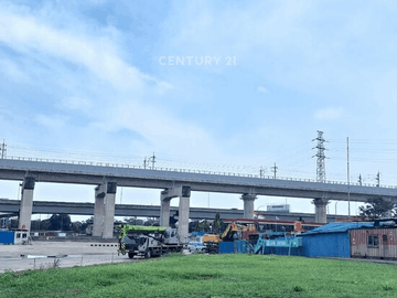 Tanah Luas 1300 M2 Di Pinggir Jalan Tol Jakarta Bekasi Di Tambun